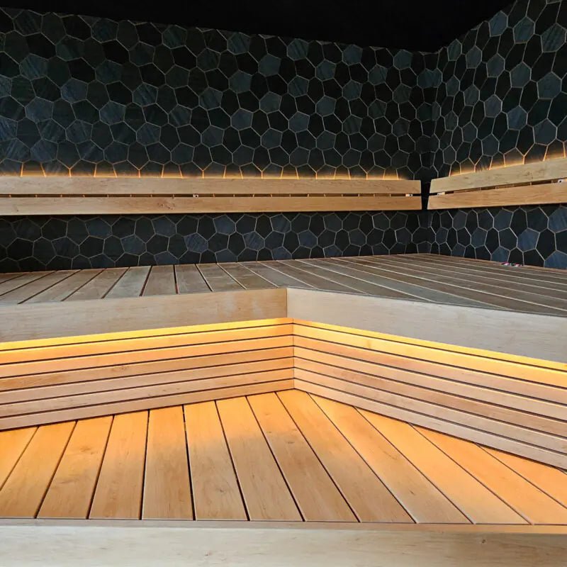 DecNord ROYAL Thermo Black Sauna Wood Panel