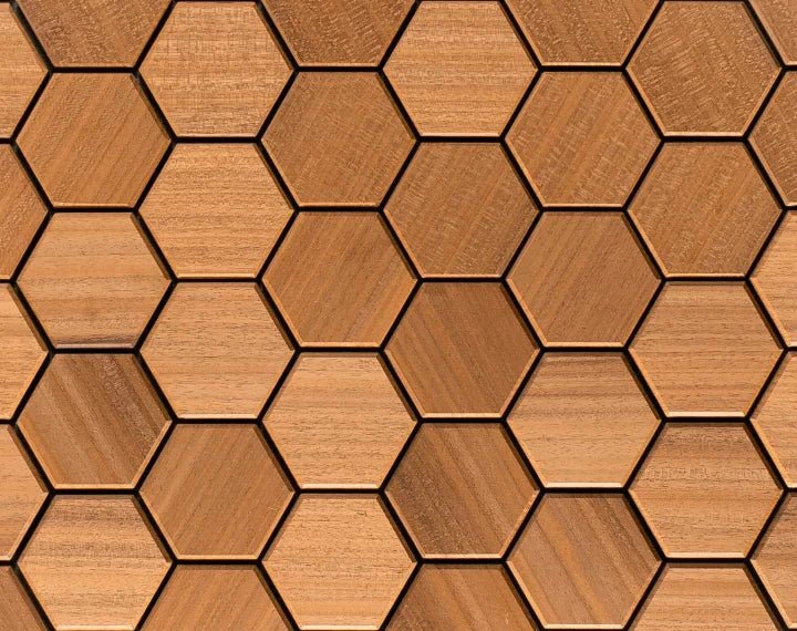 DecNord HEXA S Thermo Sauna Wood Panel